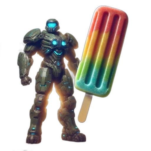 robot, weapon, food, creature transparent PNG cut-out