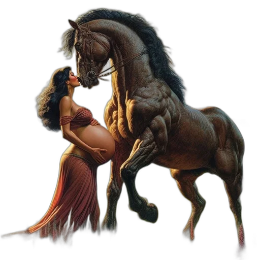 fantasy art, concept art, photorealistic, pixel art transparent PNG cut-out