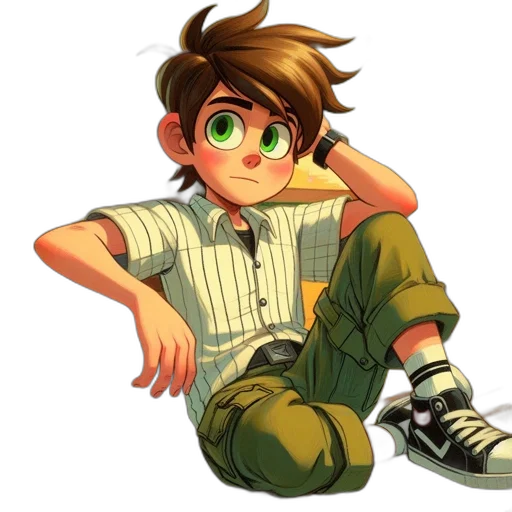 cartoon, pixel art, concept art, anime transparent PNG cut-out