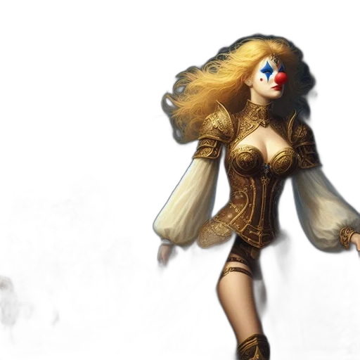 concept art, fantasy art, comic book art, 3d render transparent PNG cut-out
