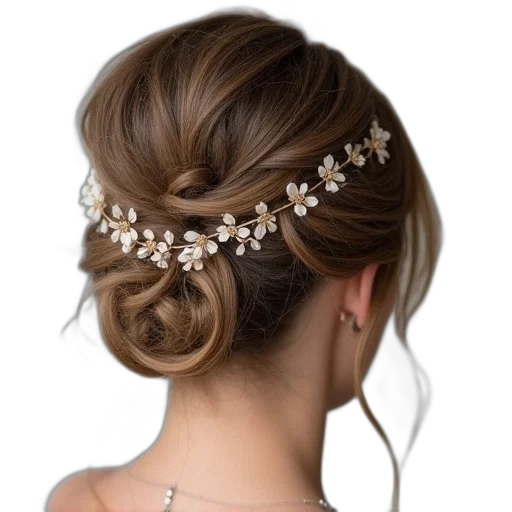 jewelry, crown, hair, photorealistic transparent PNG cut-out
