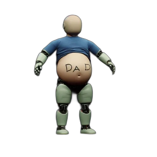 robot, creature, 3d render, concept art transparent PNG cut-out
