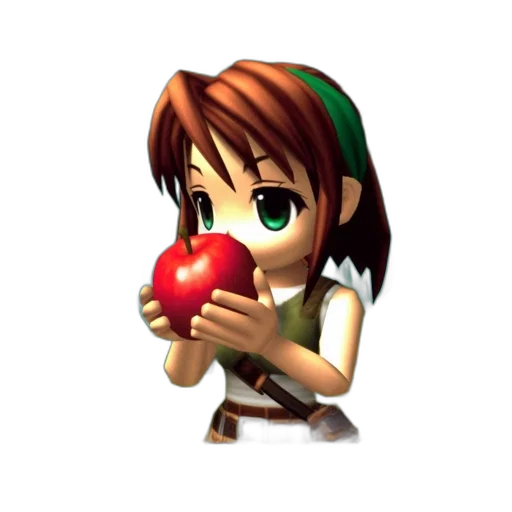 food, weapon, pixel art, 3d render transparent PNG cut-out
