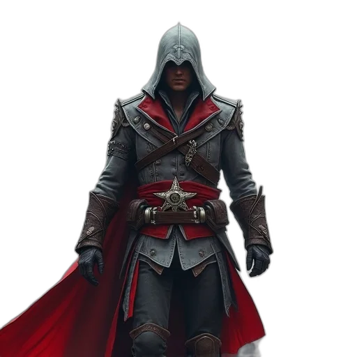 jacket, sword, concept art, fantasy art transparent PNG cut-out