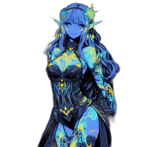 dress, fantasy art, concept art, pixel art transparent PNG cut-out