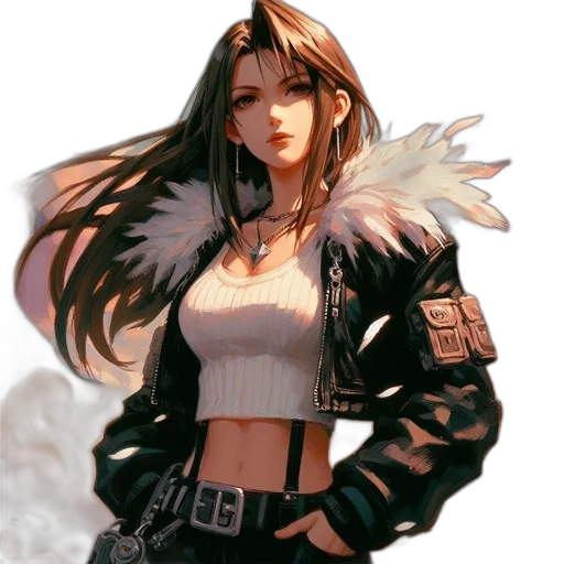 jacket, concept art, comic book art, fantasy art transparent PNG cut-out