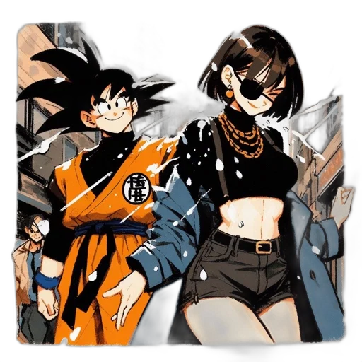 jacket, comic book art, concept art, anime transparent PNG cut-out