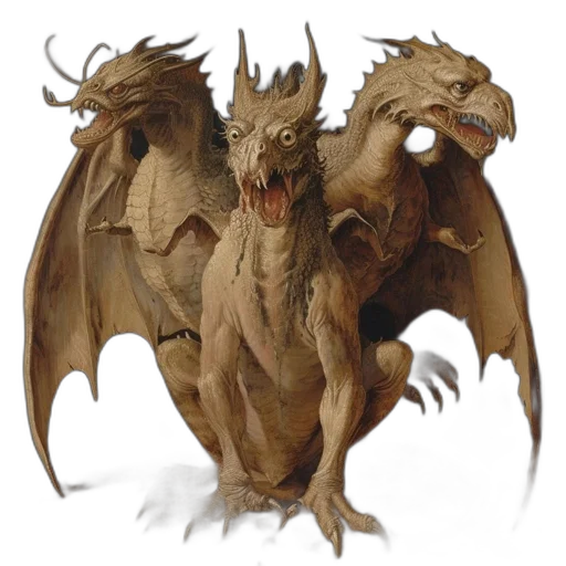 dragon, creature, animal, concept art transparent PNG cut-out