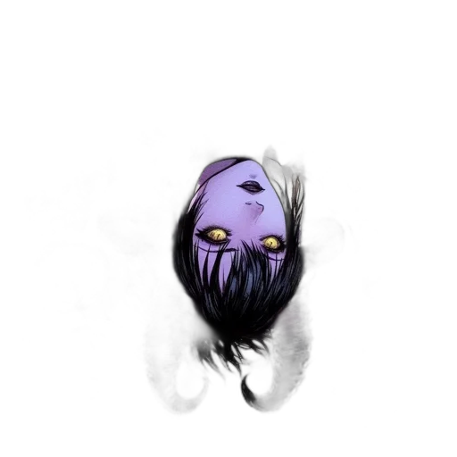 mask, creature, face, hair transparent PNG cut-out
