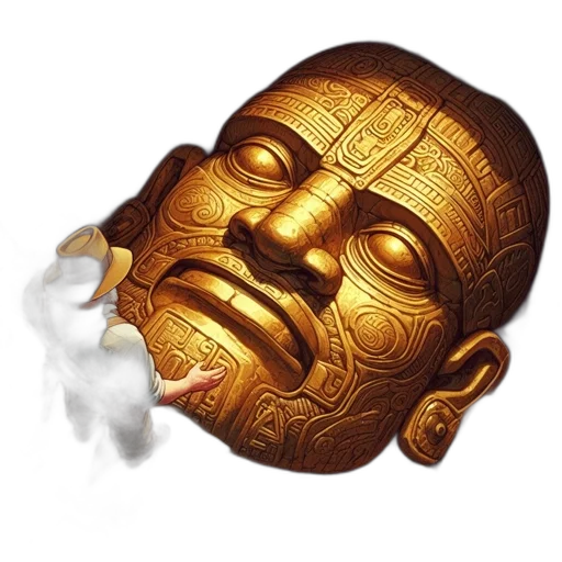 mask, face, staff, jewelry transparent PNG cut-out