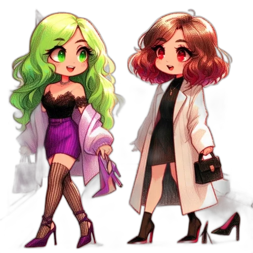 concept art, pixel art, watercolor, cartoon transparent PNG cut-out