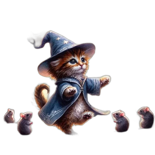 staff, hat, fantasy art, concept art transparent PNG cut-out