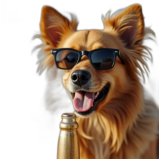 animal, staff, photorealistic, watercolor transparent PNG cut-out