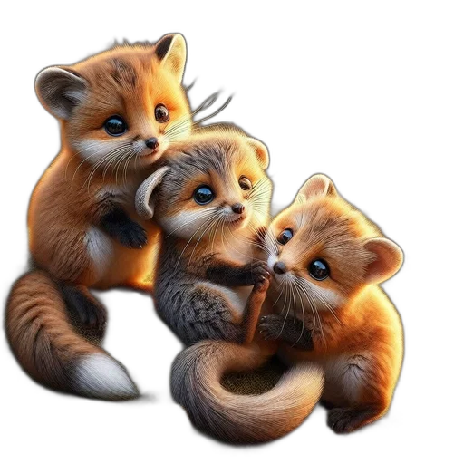 animal, photorealistic, 3d render, concept art transparent PNG cut-out