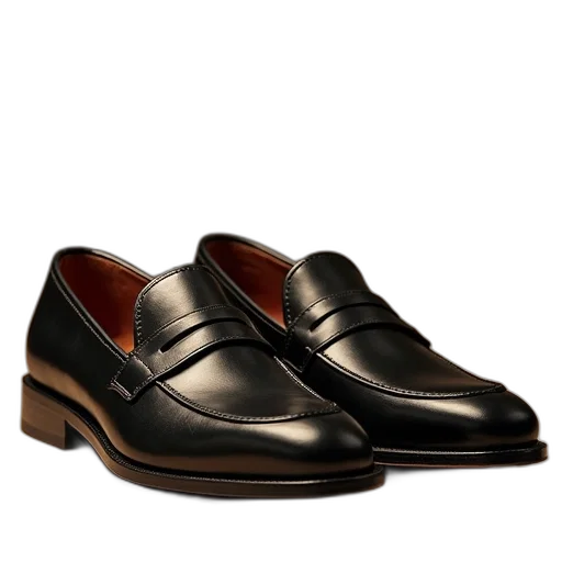 shoes, tommy, leather, slip transparent PNG cut-out