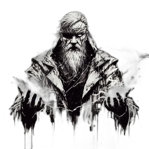 face, fantasy art, concept art, comic book art transparent PNG cut-out