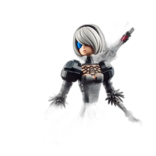 robot, weapon, creature, jacket transparent PNG cut-out