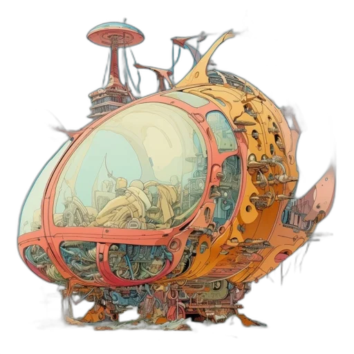robot, weapon, car, concept art transparent PNG cut-out