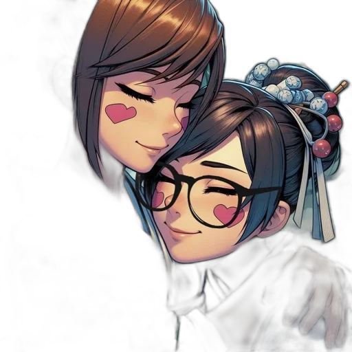 face, staff, anime, concept art transparent PNG cut-out