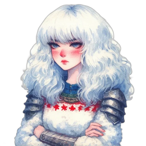 staff, dragon, sword, hair transparent PNG cut-out