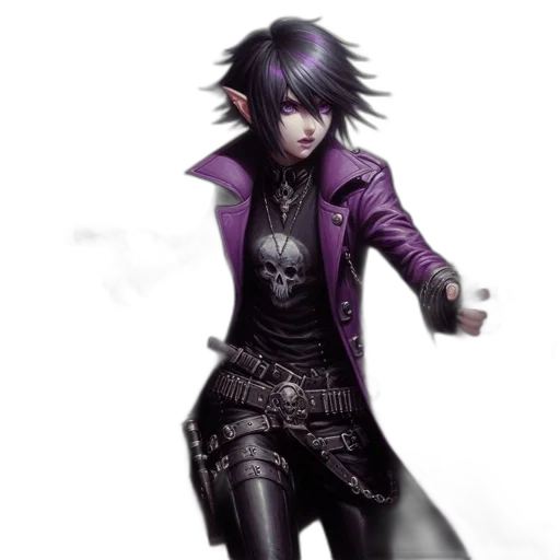 jacket, staff, weapon, concept art transparent PNG cut-out