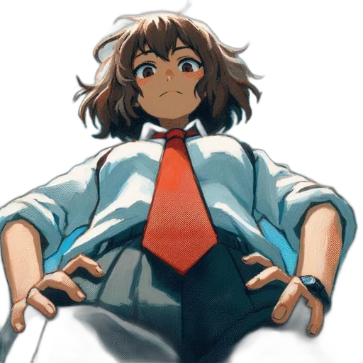 dress, staff, face, jacket transparent PNG cut-out