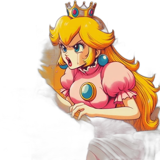 crown, dress, concept art, pixel art transparent PNG cut-out