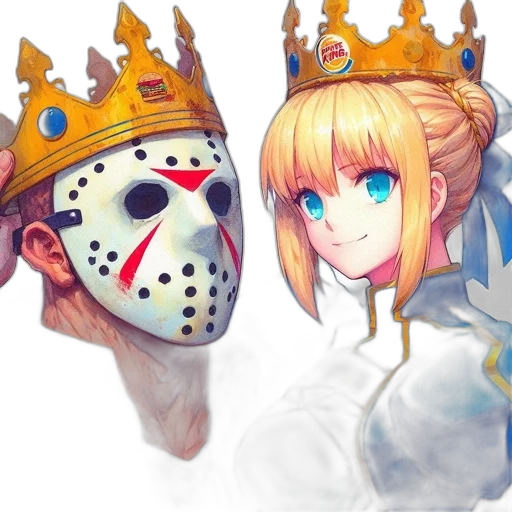 mask, crown, face, robot transparent PNG cut-out
