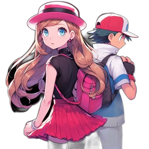 hat, dress, staff, creature transparent PNG cut-out