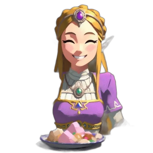 staff, food, face, crown transparent PNG cut-out