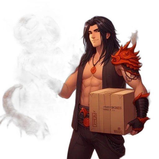 dragon, fantasy art, concept art, comic book art transparent PNG cut-out
