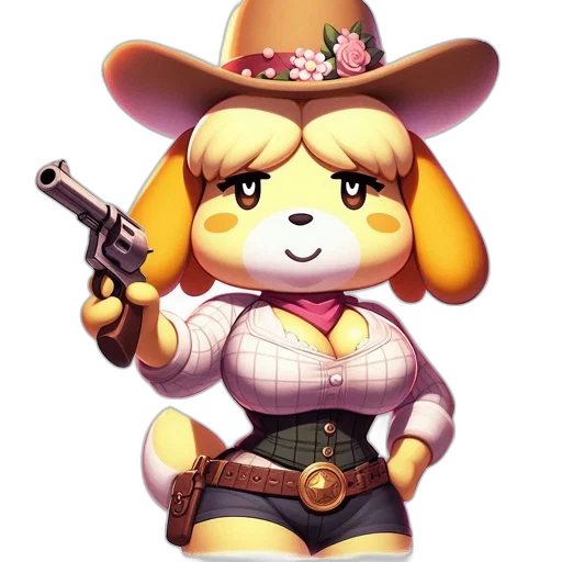 weapon, animal, hat, staff transparent PNG cut-out