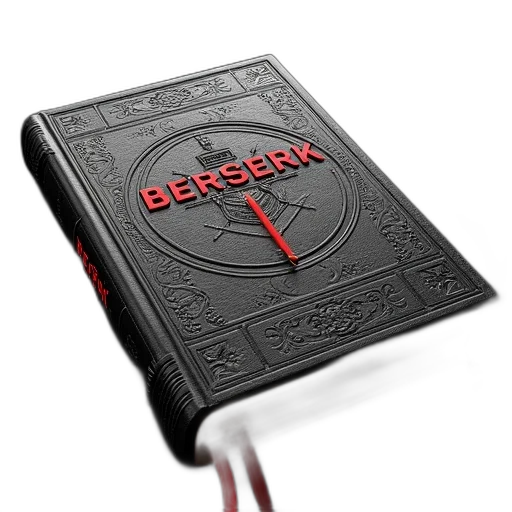 black, leather-bound, book, title transparent PNG cut-out