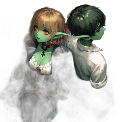 mask, creature, staff, face transparent PNG cut-out