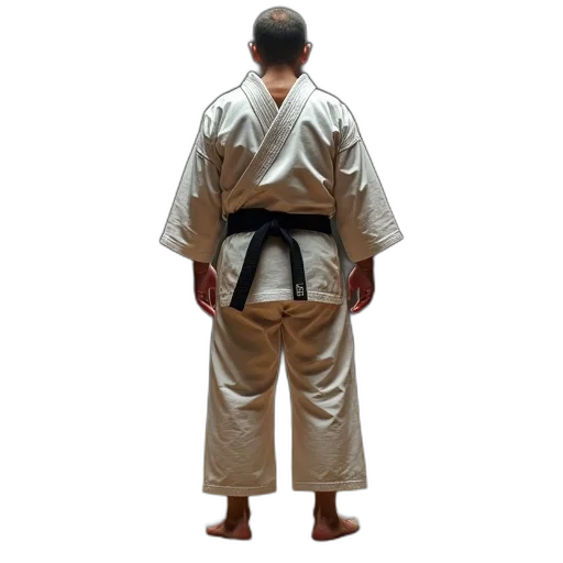 jacket, staff, weapon, photorealistic transparent PNG cut-out