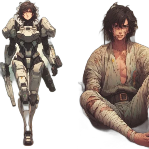 concept art, fantasy art, pixel art, comic book art transparent PNG cut-out