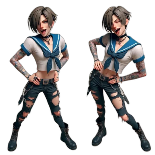 jacket, concept art, 3d render, cyberpunk transparent PNG cut-out