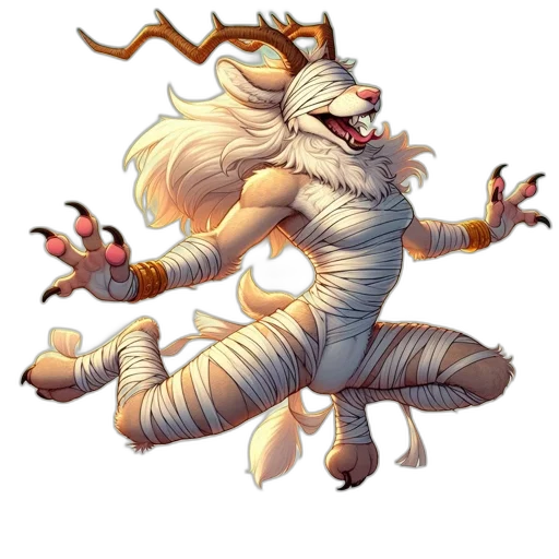 creature, dragon, animal, staff transparent PNG cut-out