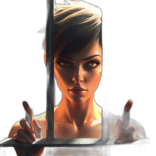 face, weapon, robot, concept art transparent PNG cut-out