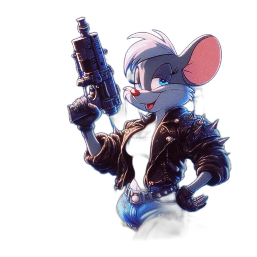 weapon, staff, jacket, animal transparent PNG cut-out