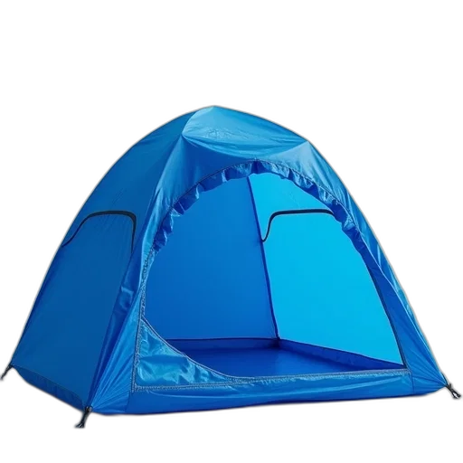 umbrella, 3d render, blue, canopy transparent PNG cut-out