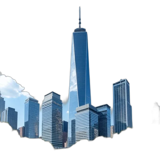 building, concept art, 3d render, photorealistic transparent PNG cut-out