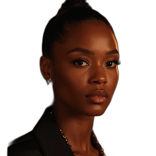 face, staff, jacket, jewelry transparent PNG cut-out