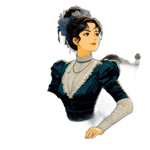 dress, staff, pixel art, concept art transparent PNG cut-out