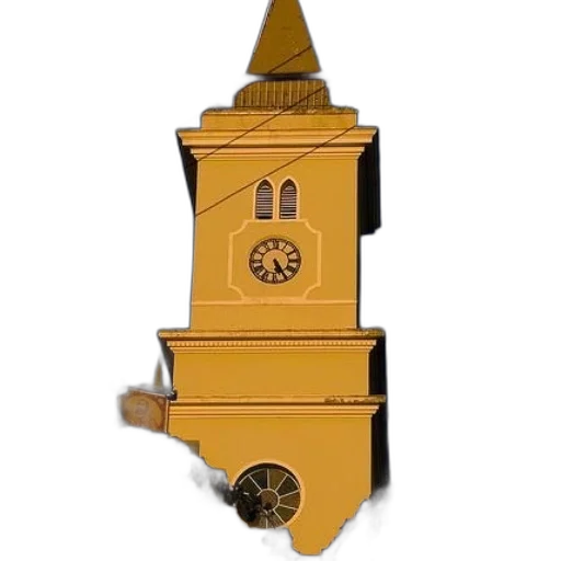 building, staff, crown, jewelry transparent PNG cut-out