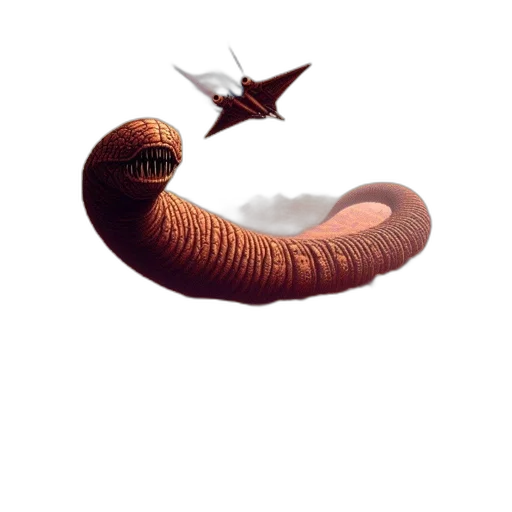 creature, dragon, animal, staff transparent PNG cut-out