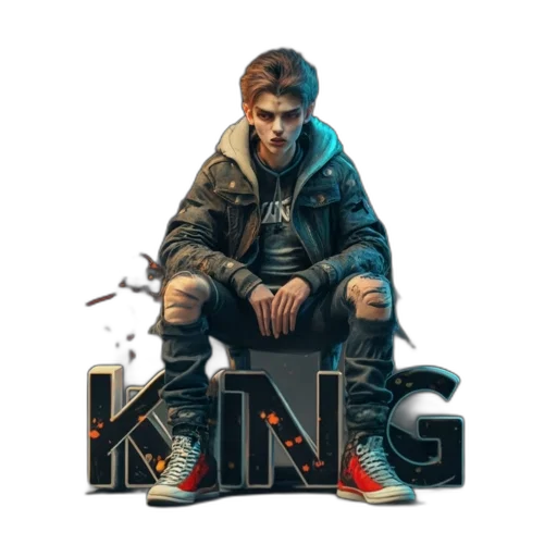 crown, jacket, concept art, pixel art transparent PNG cut-out