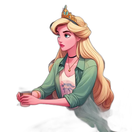 crown, dress, staff, jewelry transparent PNG cut-out