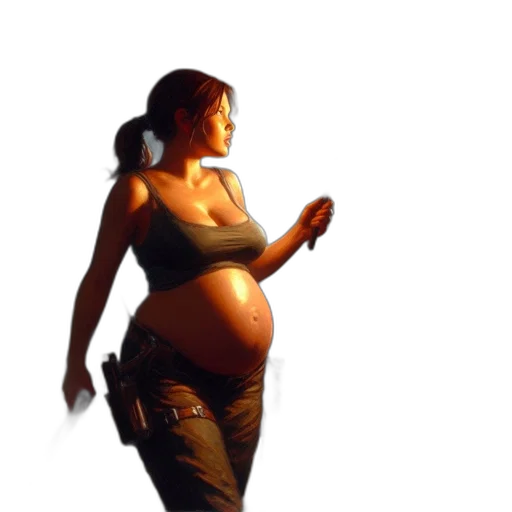photorealistic, 3d render, concept art, oil painting transparent PNG cut-out