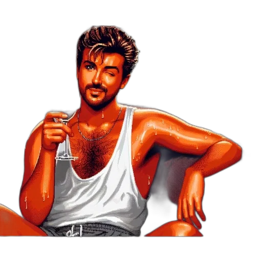 pixel art, photorealistic, vaporwave, concept art transparent PNG cut-out